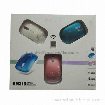Hot sale Mini 2.4G Wireless Mouse, Nice Design, Customized Colors are Available